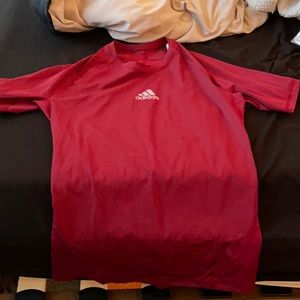 adidas maroon women’s compression shirt medium